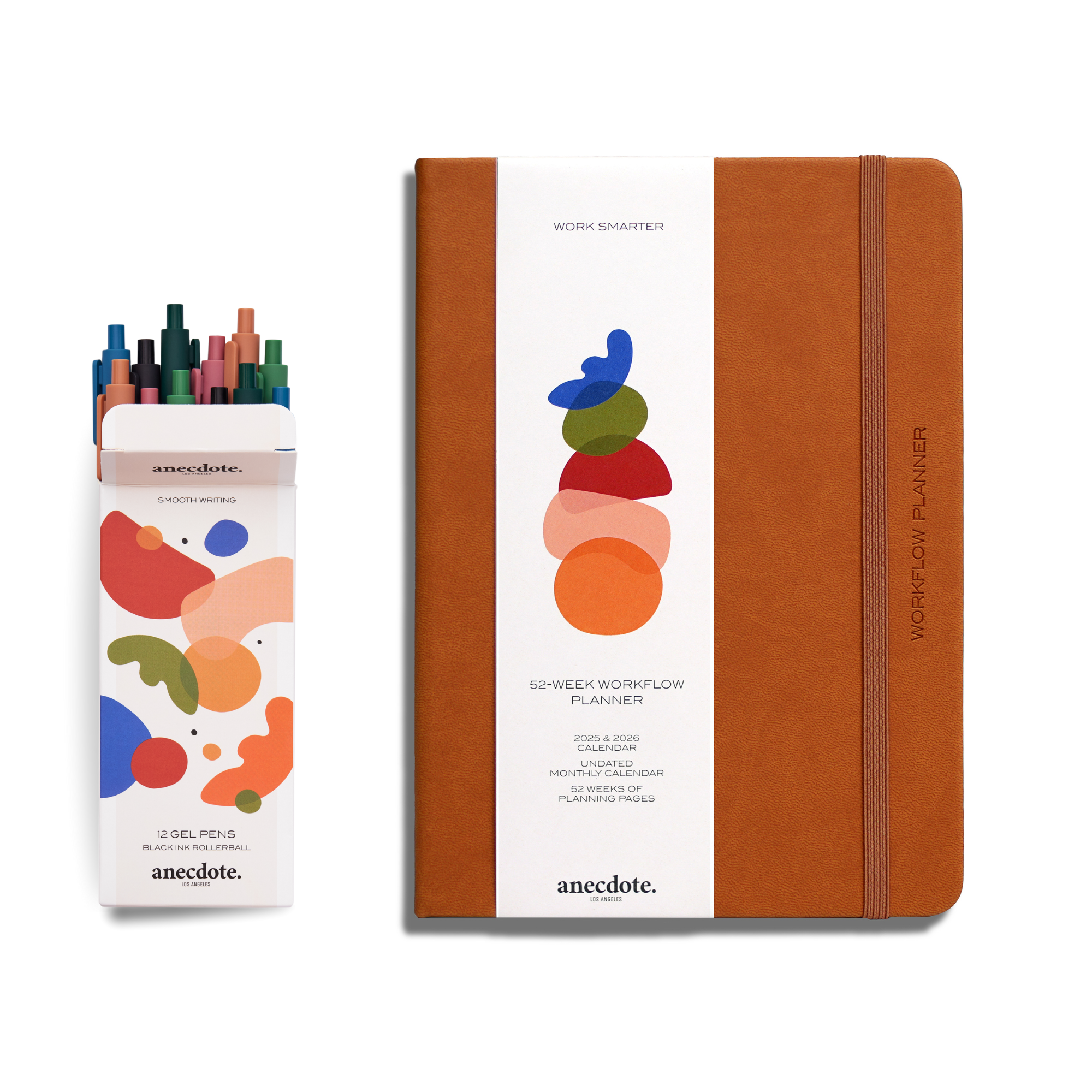 Workflow Planner & Gel Pen Set