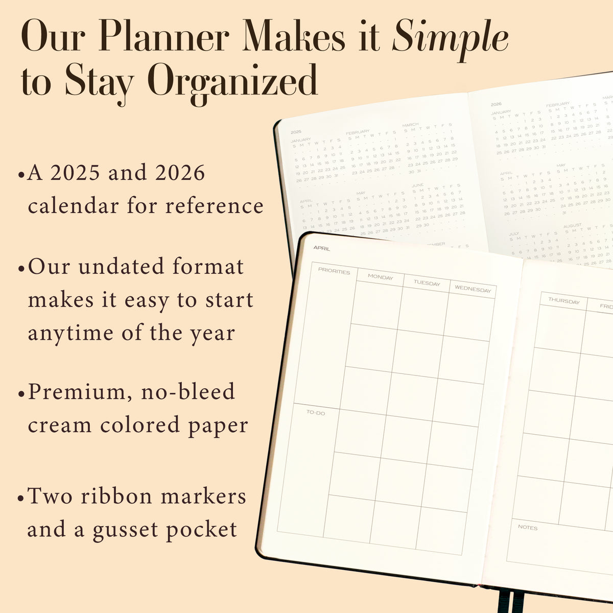 Anecdote workflow planner daily monthly yearly planner 10 colors