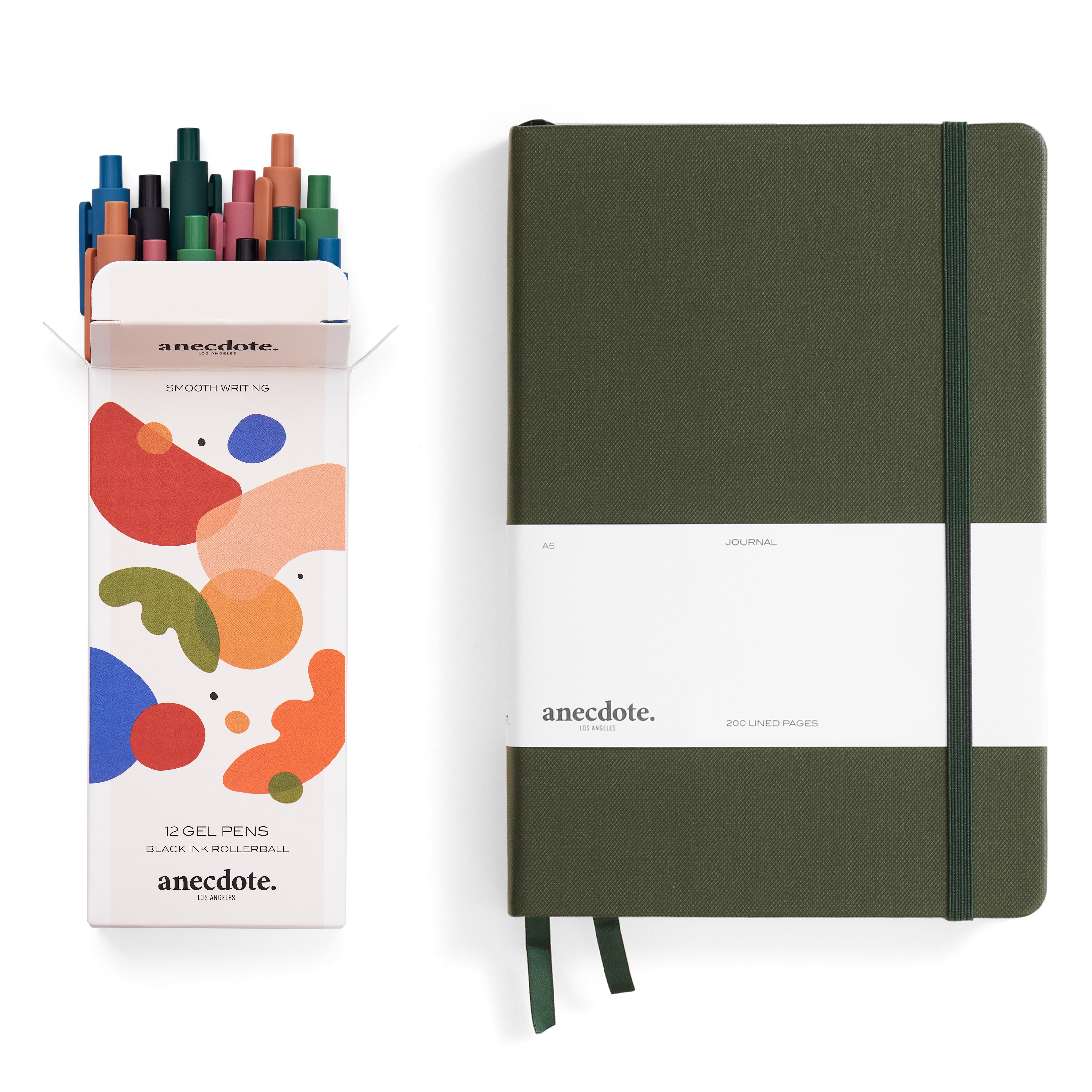 Journal & Gel Pen Set – AnecdoteGoods.