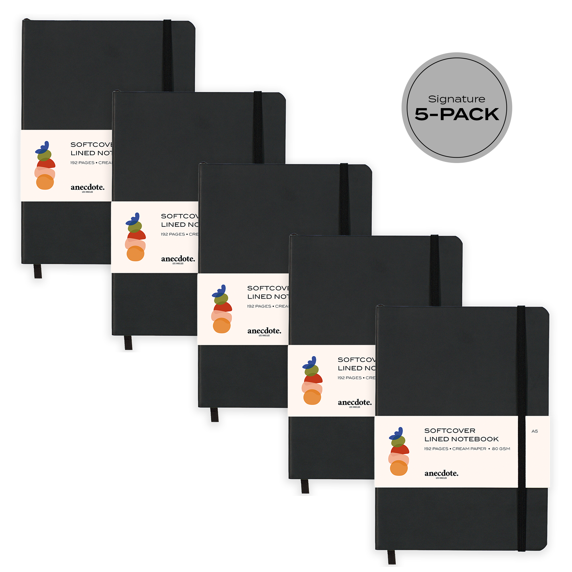 Softcover Journal - 5 Pack