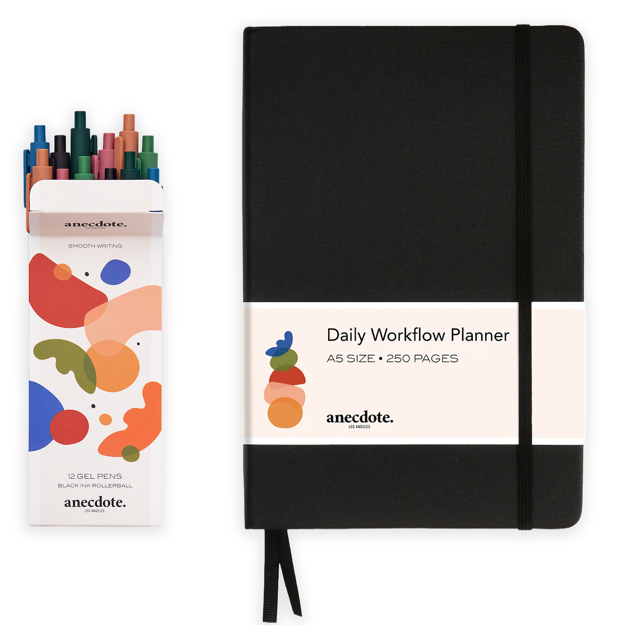 Daily Planner & Gel Pen Set
