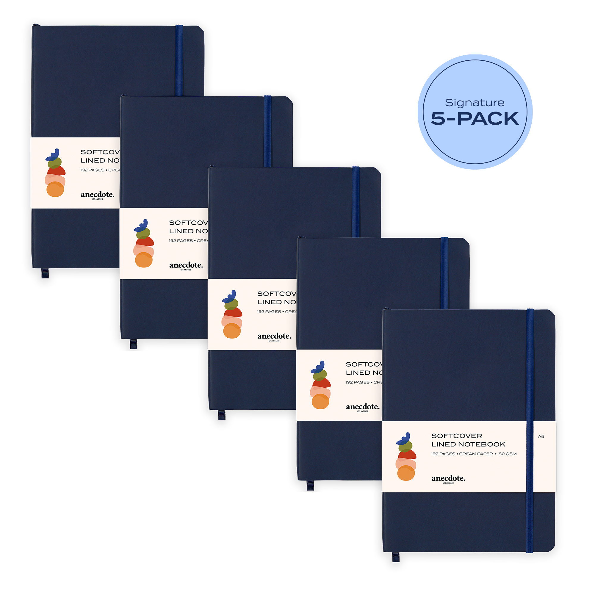 Softcover Journal - 5 Pack