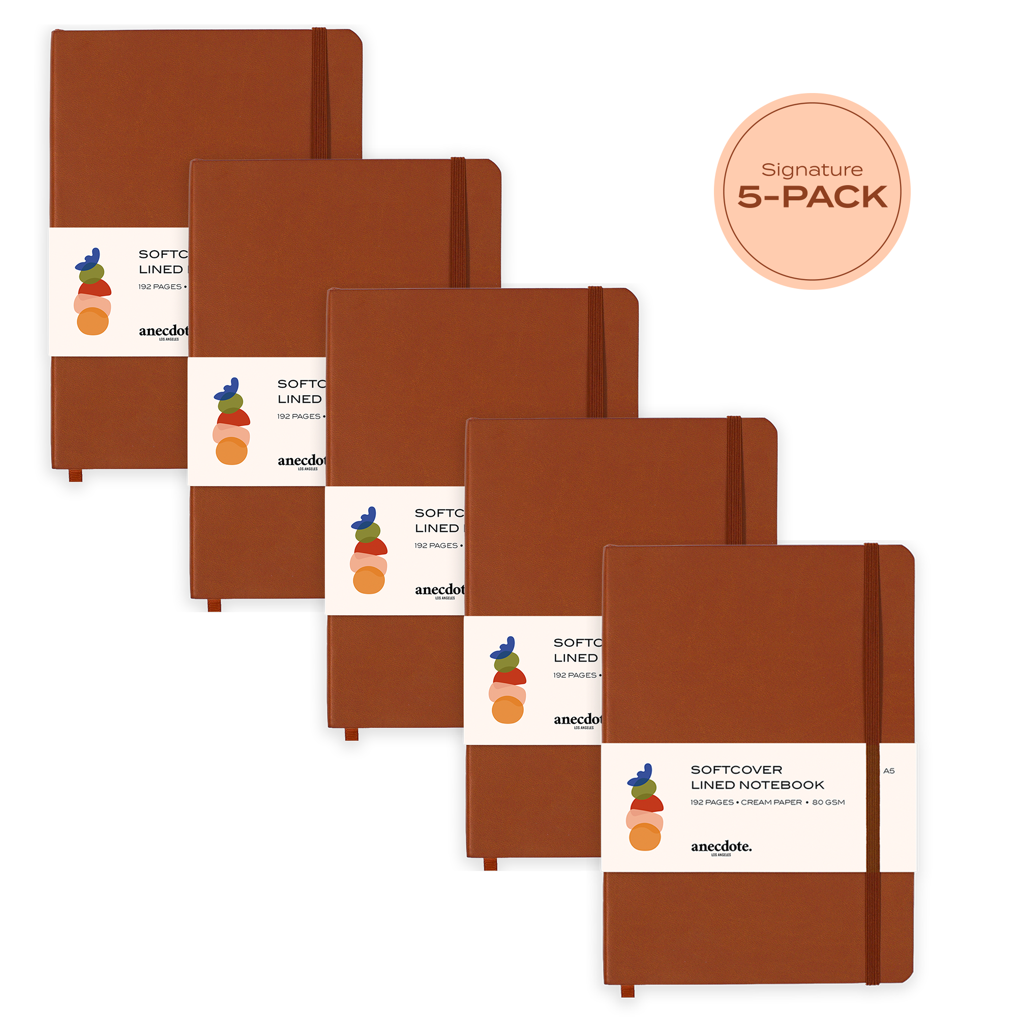 Softcover Journal - 5 Pack