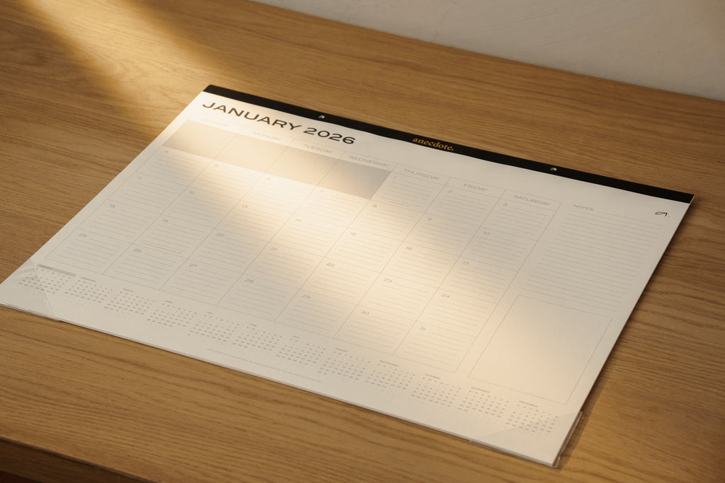 2026 Desk Calendar & Organizer