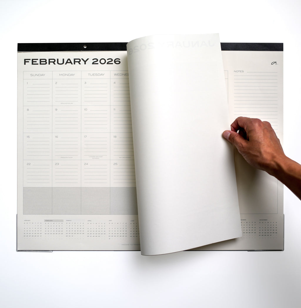2026 Desk Calendar & Organizer