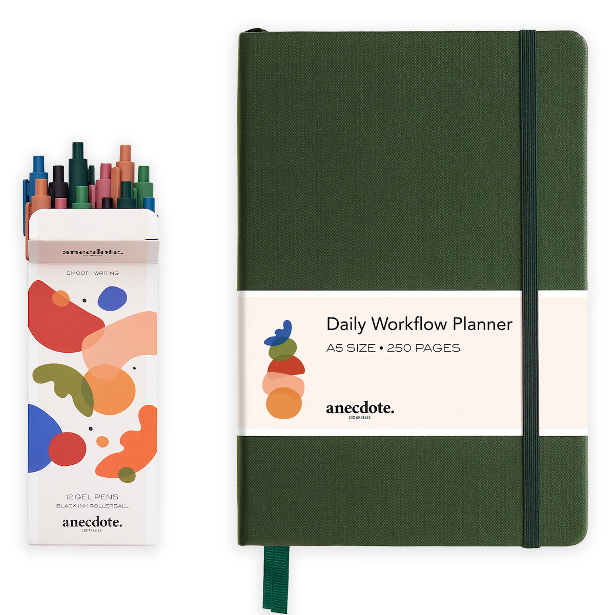 Daily Planner & Gel Pen Set