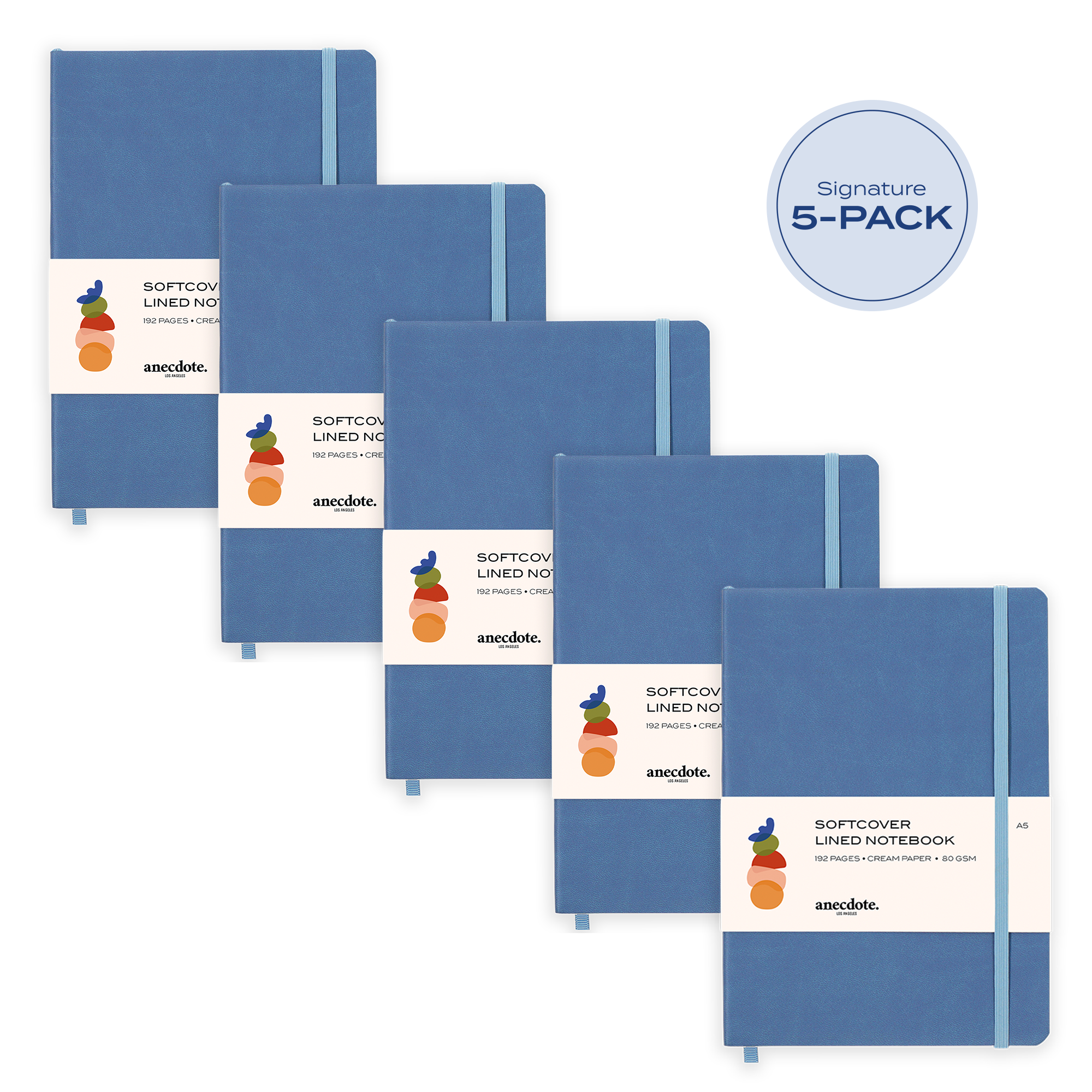 Softcover Journal - 5 Pack
