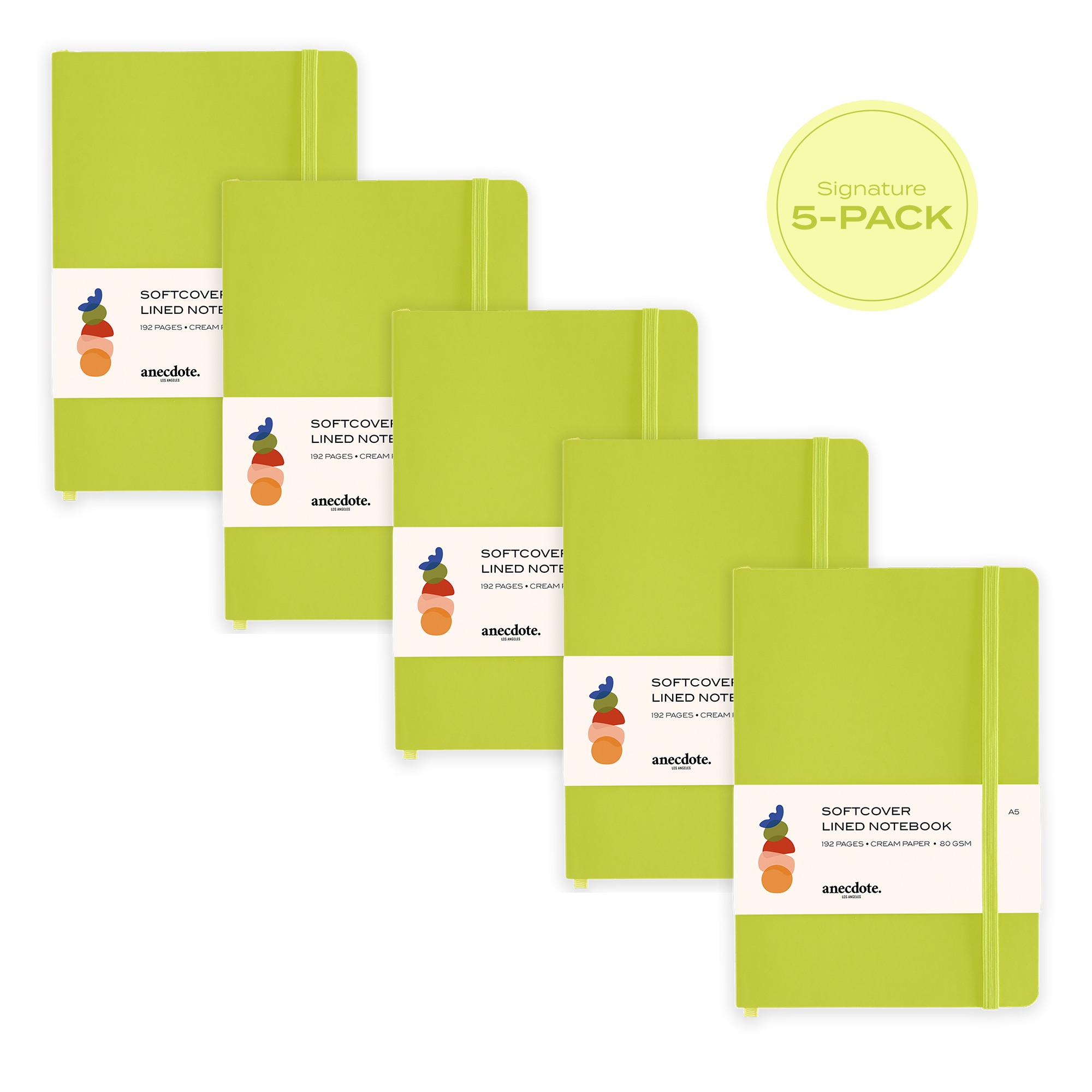 Softcover Journal - 5 Pack