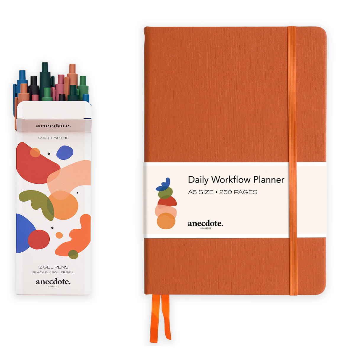 Daily Planner & Gel Pen Set