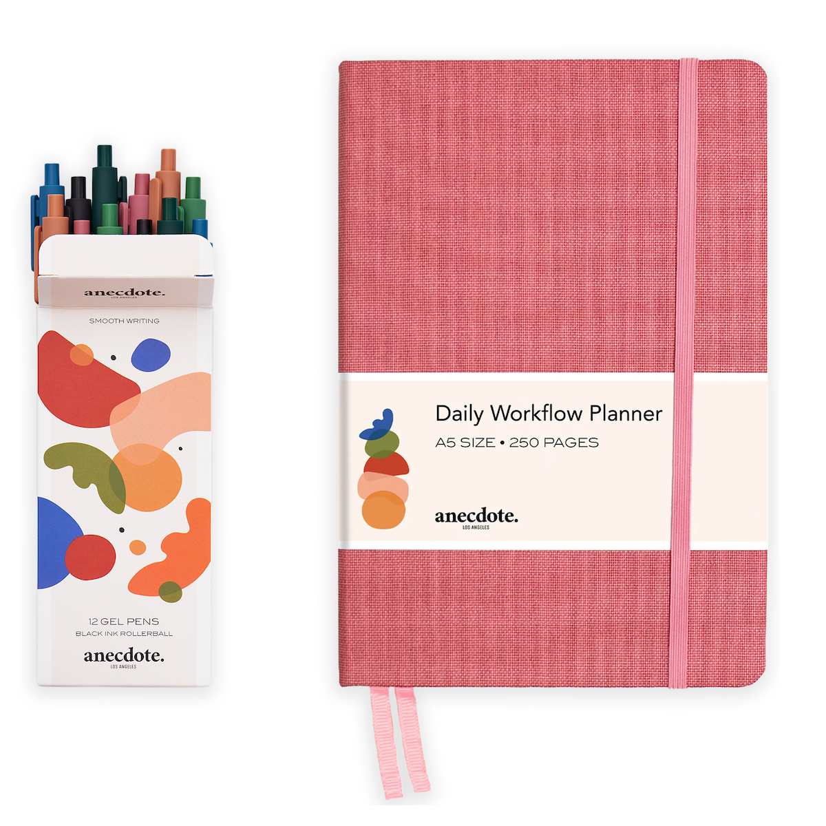 Daily Planner & Gel Pen Set