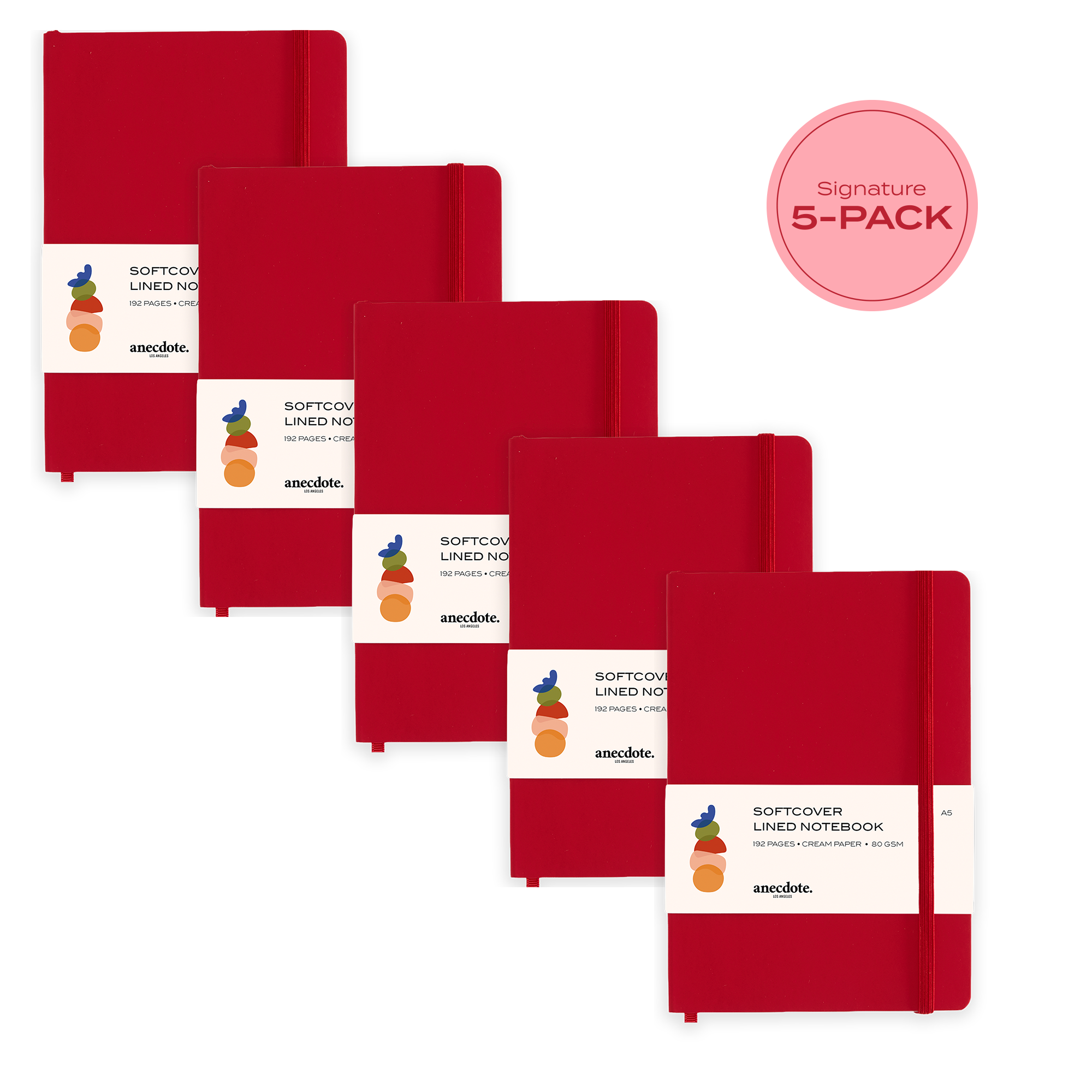 Softcover Journal - 5 Pack
